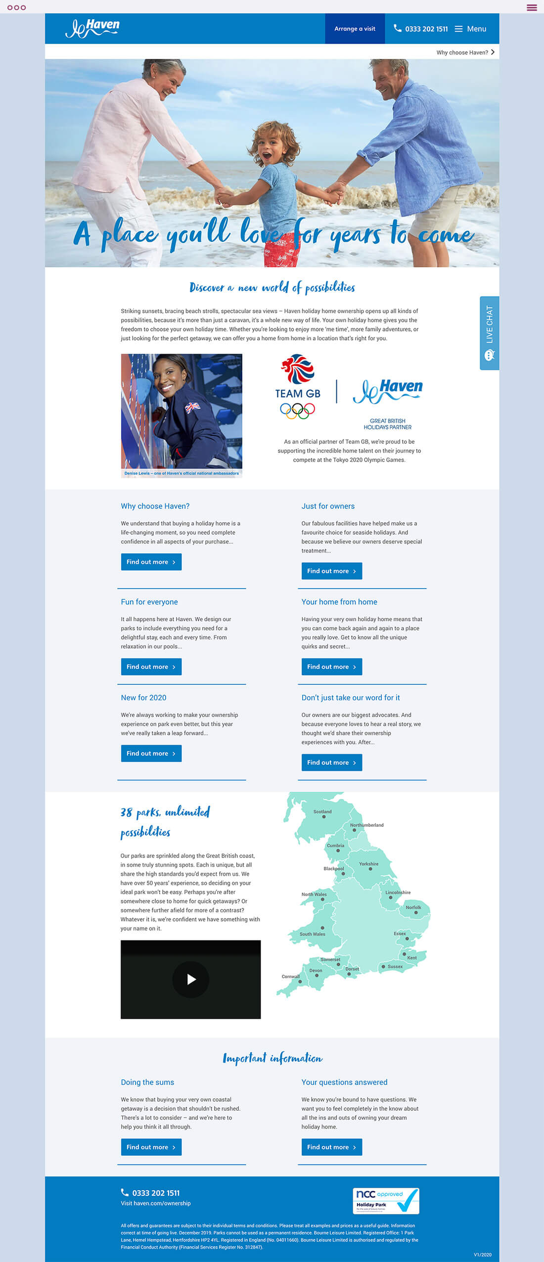 Haven E-Brochures website homepage