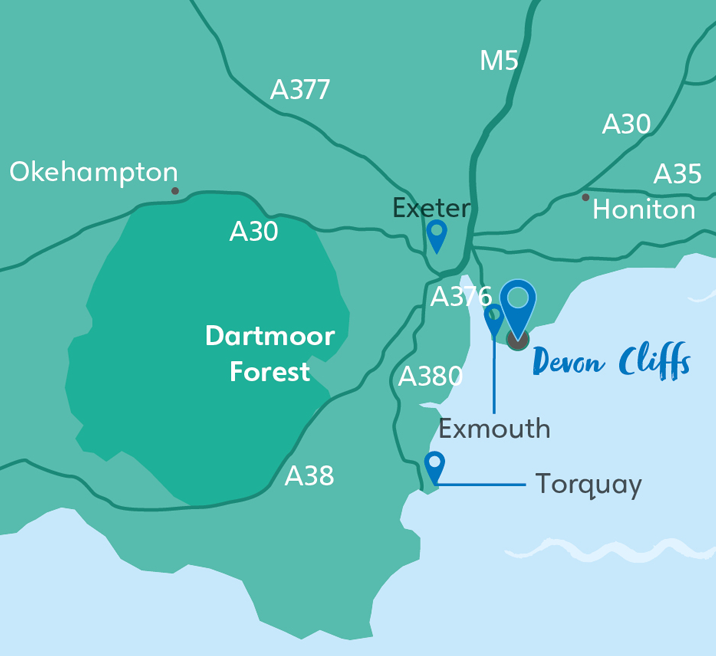 Devon map