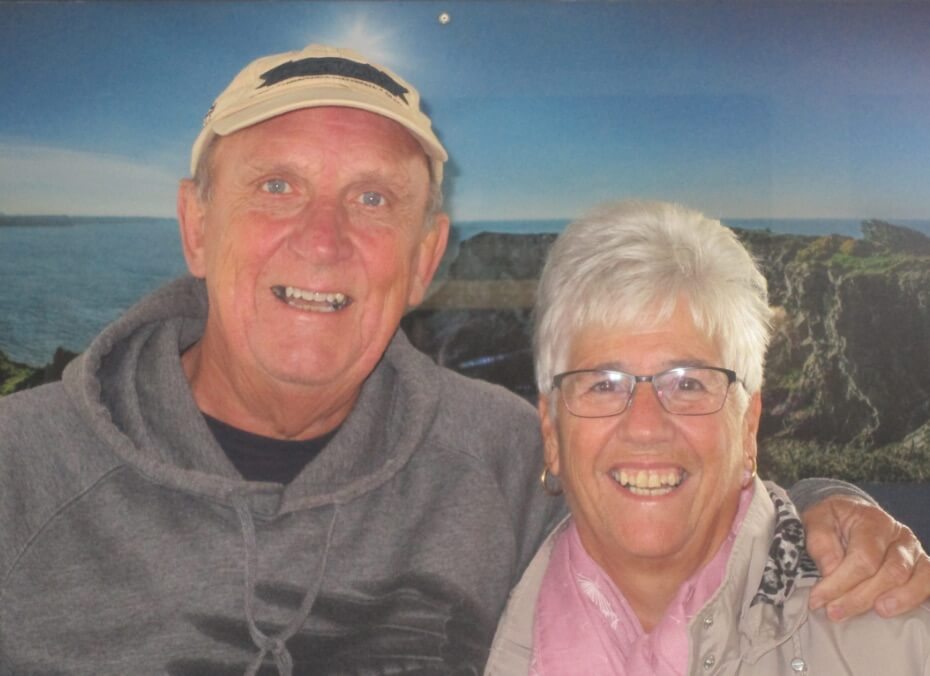 Alan and Carol, owners at Lydstep Beach for 16 years