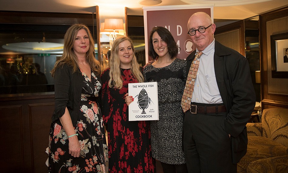 Diana Henry and Meera Sodha at the André Simon Food and Drink book awards for 2018