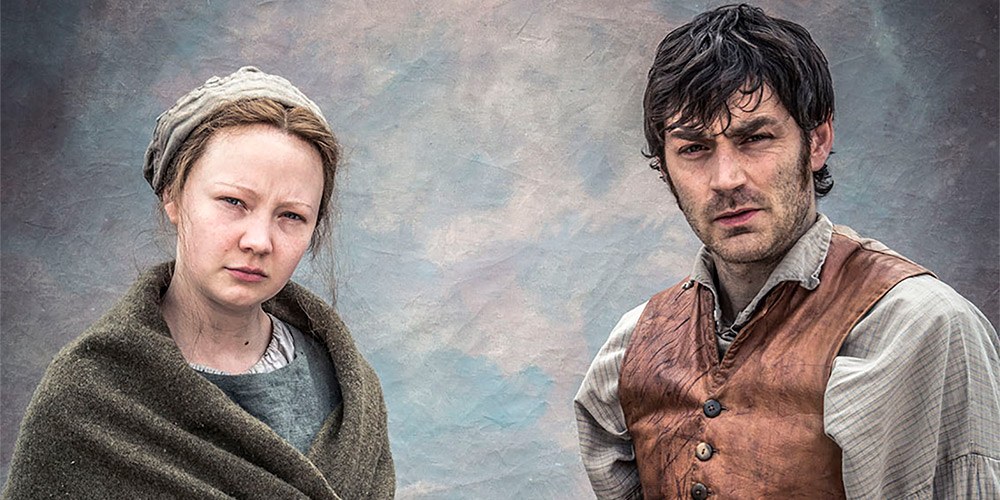 Lead actors Kerrie Hayes and Matthew McNulty dressed in costume
